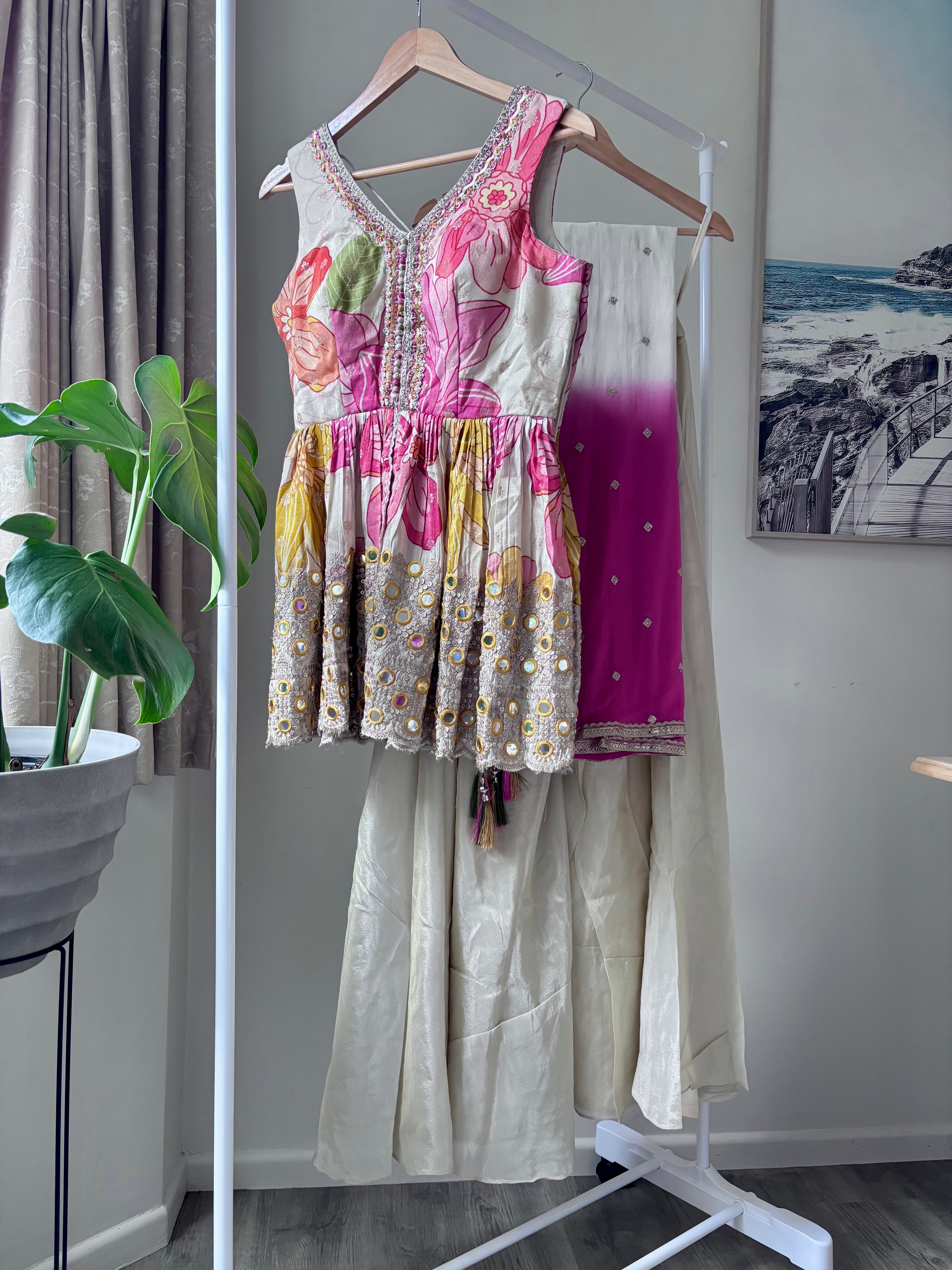 Floral Peplum
