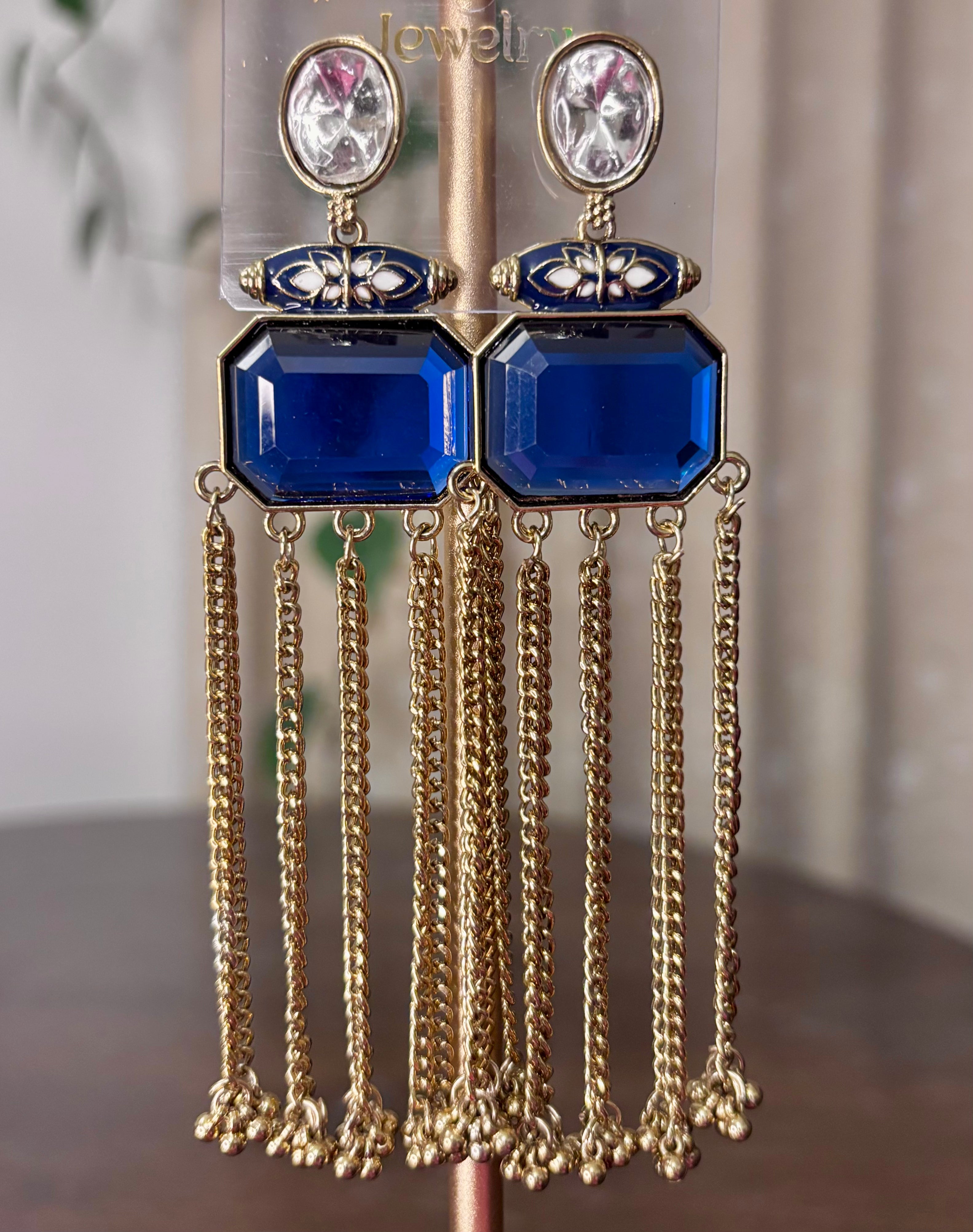 Regal Chain Drop Earrings