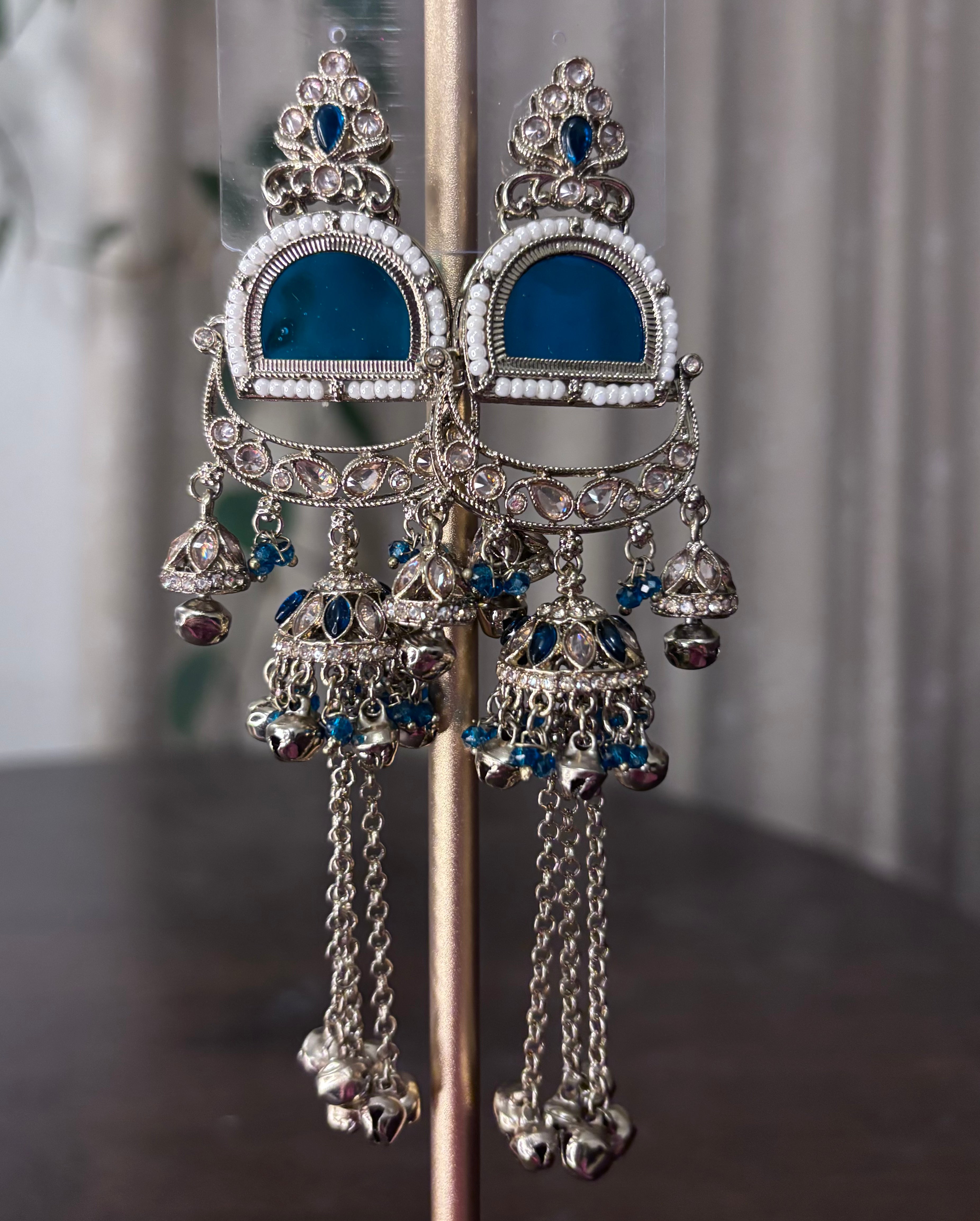 Teal Begum Drop Earrings