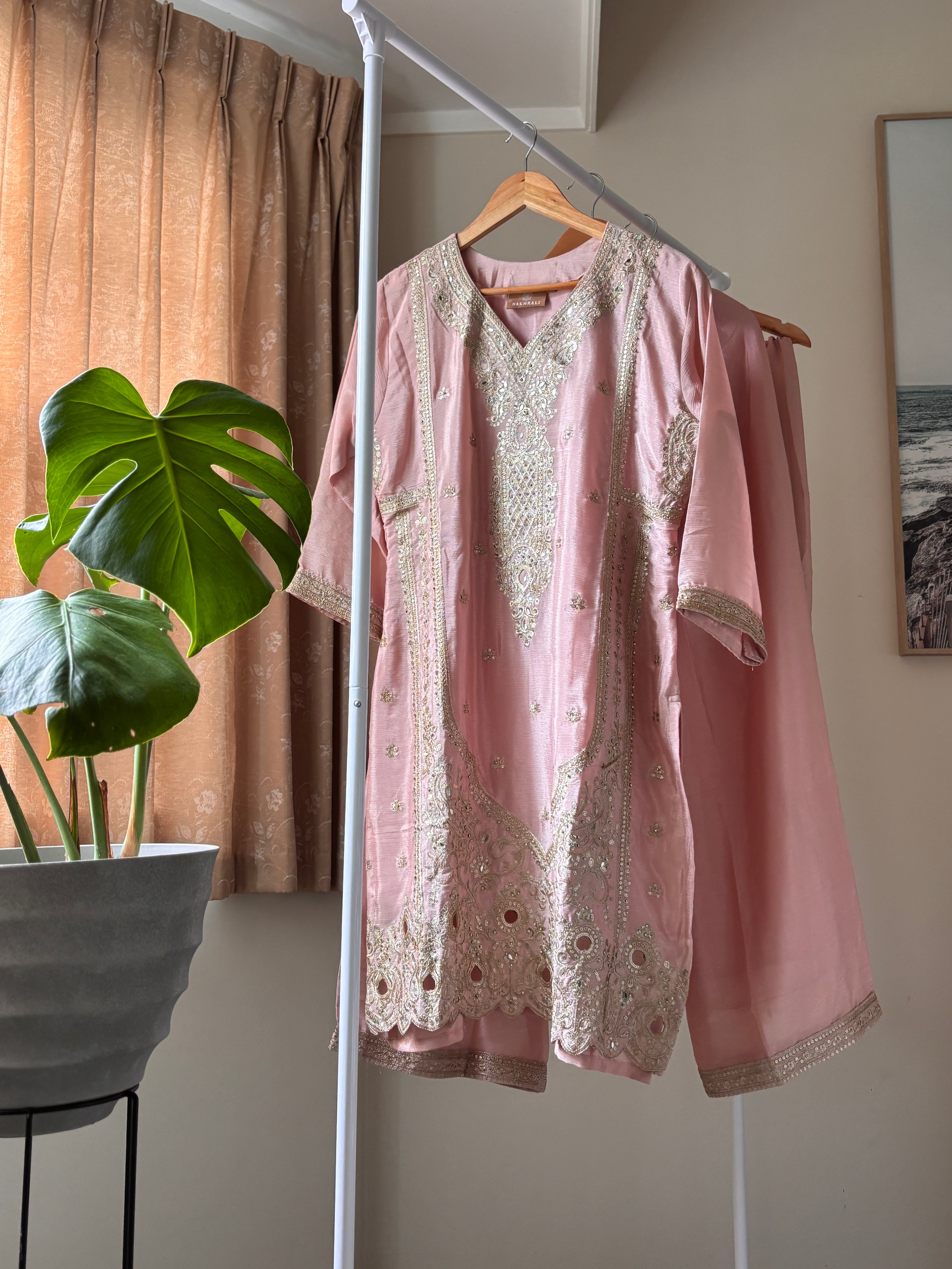 Blush Mirrorwork Ensemble