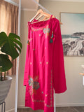 Crimson Petal Kurti Set